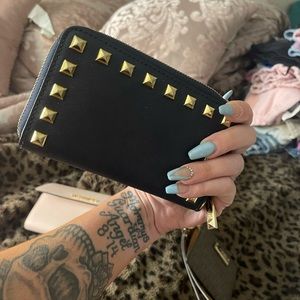 Mk studded wallet